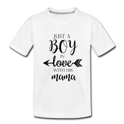 Just A Mama In Love With Her Boy / Girl - Family T-Shirt