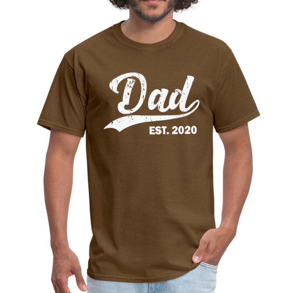 Dad Est - Unisex Classic T-Shirt - brown