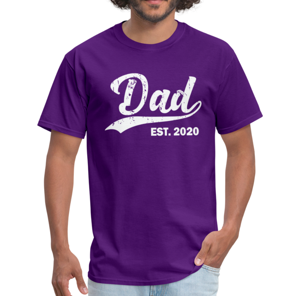 Dad Est - Unisex Classic T-Shirt - purple