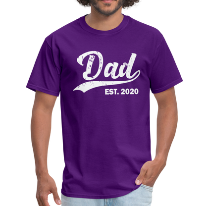 Dad Est - Unisex Classic T-Shirt - purple