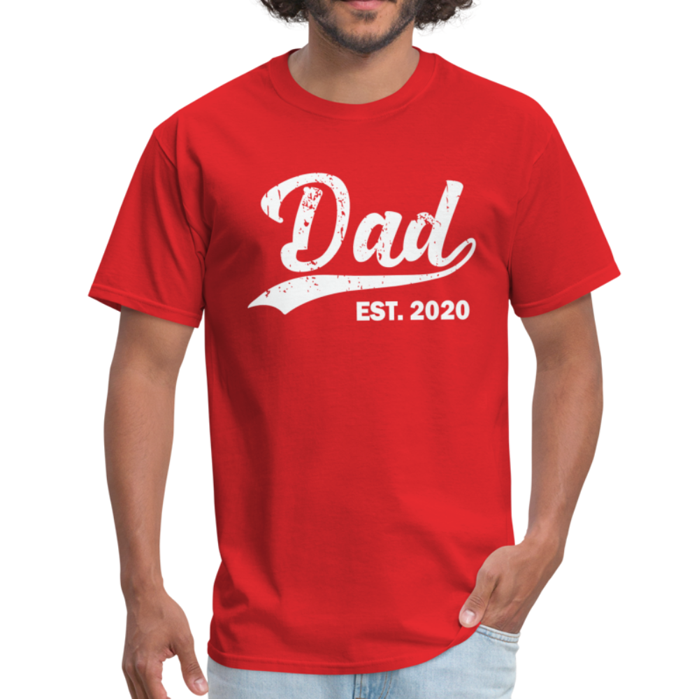 Dad Est - Unisex Classic T-Shirt - red