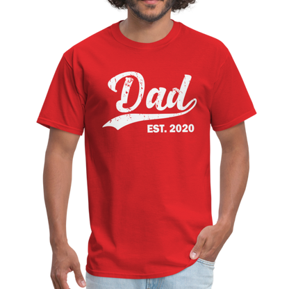 Dad Est - Unisex Classic T-Shirt - red