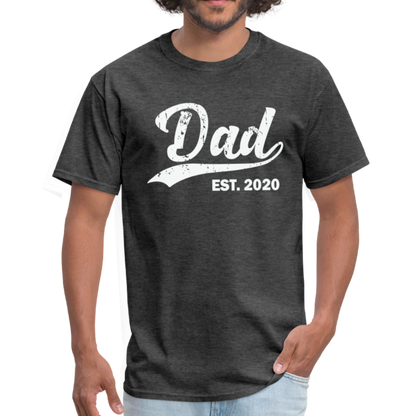 Dad Est - Unisex Classic T-Shirt - heather black