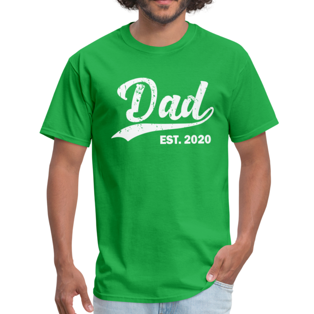 Dad Est - Unisex Classic T-Shirt - bright green