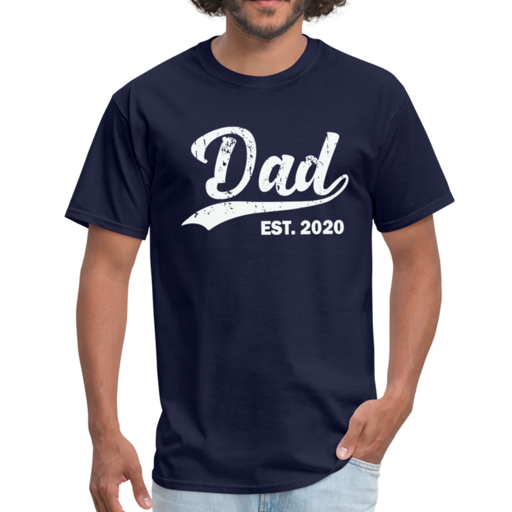Dad Est - Unisex Classic T-Shirt - navy