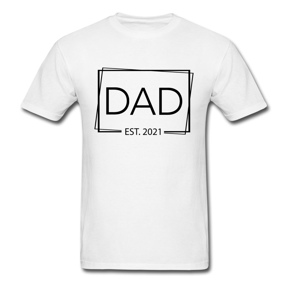 Dad Est - Unisex Classic T-Shirt - white