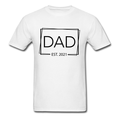 Dad Est - Unisex Classic T-Shirt - white