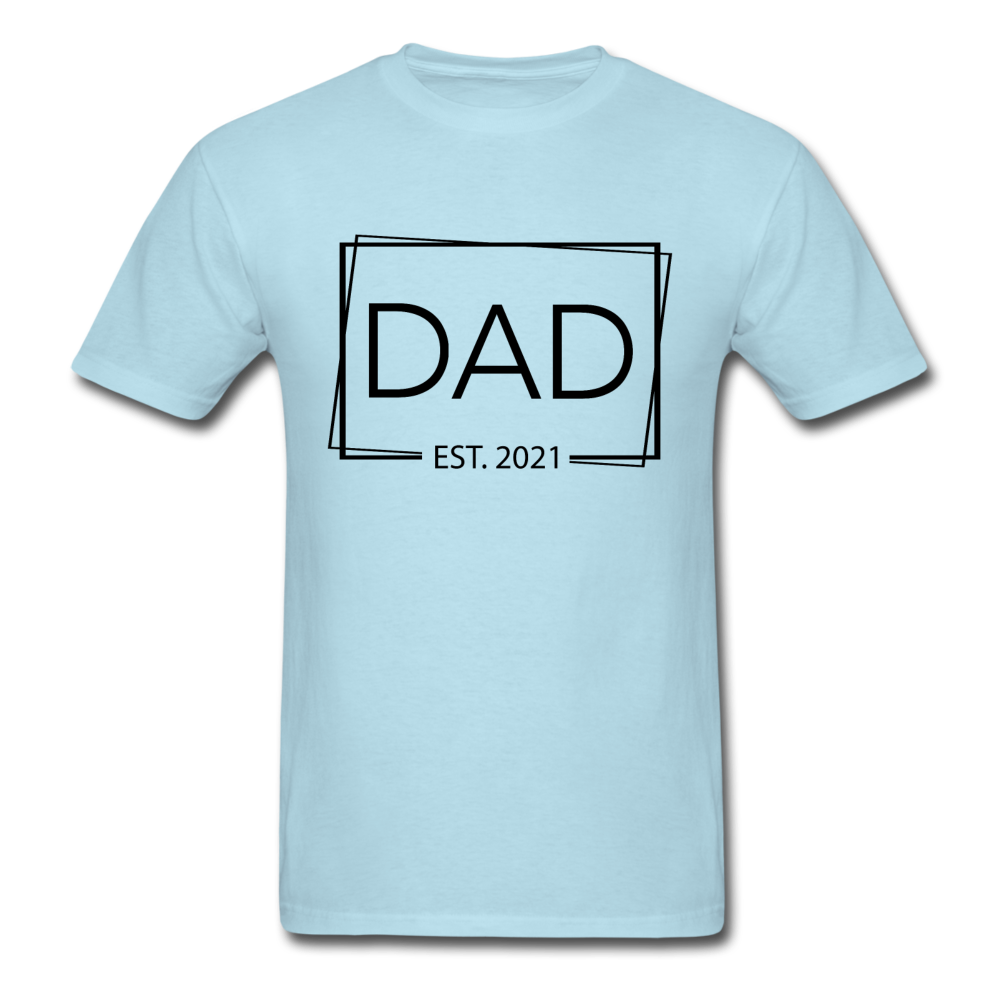 Dad Est - Unisex Classic T-Shirt - powder blue