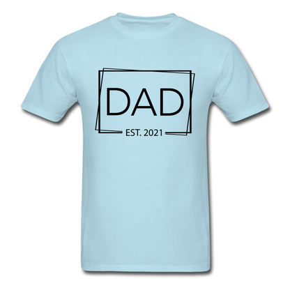Dad Est - Unisex Classic T-Shirt - powder blue