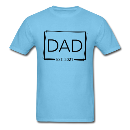 Dad Est - Unisex Classic T-Shirt - aquatic blue