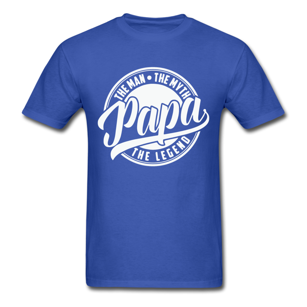 Papa the man the legend - Unisex Classic T-Shirt - royal blue