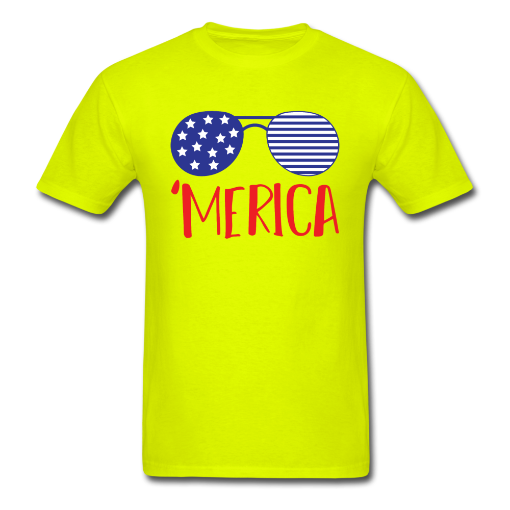 Merica - Unisex Classic T-Shirt - safety green