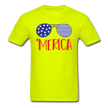 Merica - Unisex Classic T-Shirt - safety green