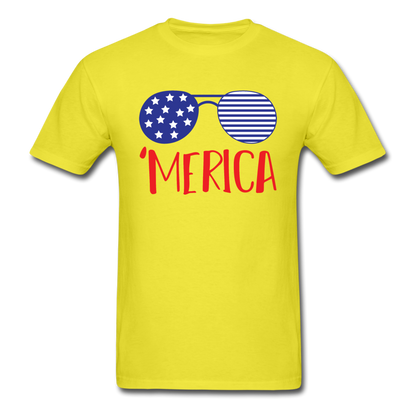 Merica - Unisex Classic T-Shirt - yellow
