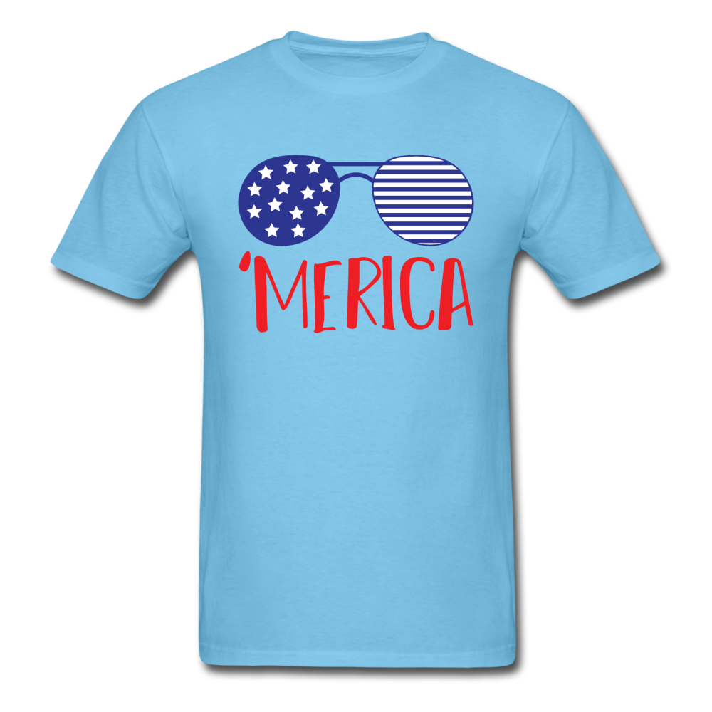 Merica - Unisex Classic T-Shirt - aquatic blue