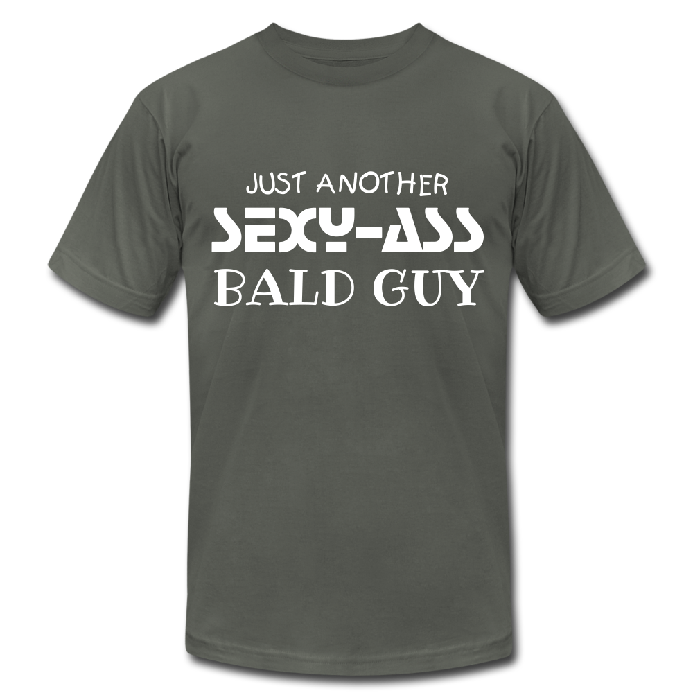 Just Another SEXY-ASS Bald Guy - Unisex Jersey T-Shirt by Bella + Canvas - asphalt