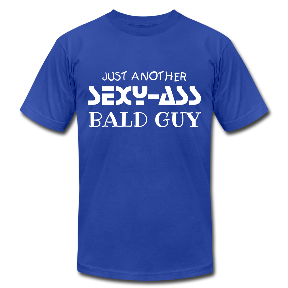 Just Another SEXY-ASS Bald Guy - Unisex Jersey T-Shirt by Bella + Canvas - royal blue