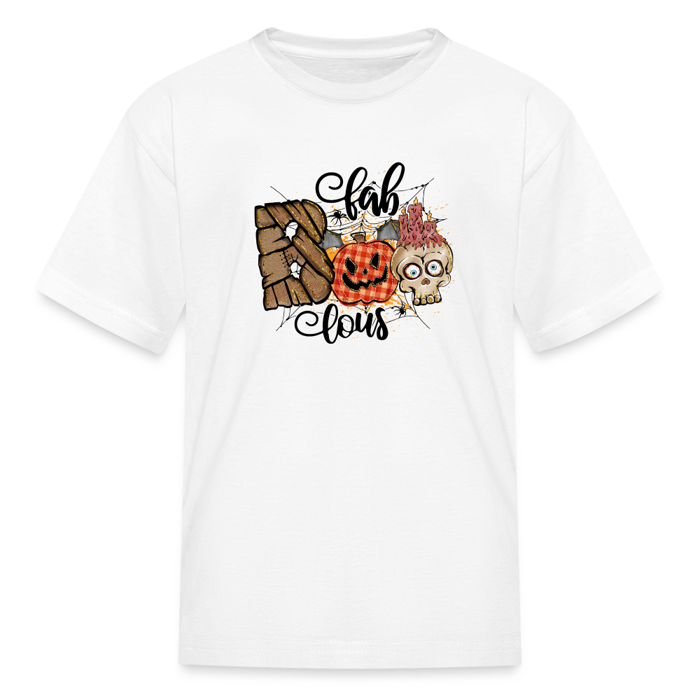 Fabboolous, Halloween Kids Graphic Shirt, Funny Halloween Gift T-Shirt - white