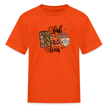 Fabboolous, Halloween Kids Graphic Shirt, Funny Halloween Gift T-Shirt - orange