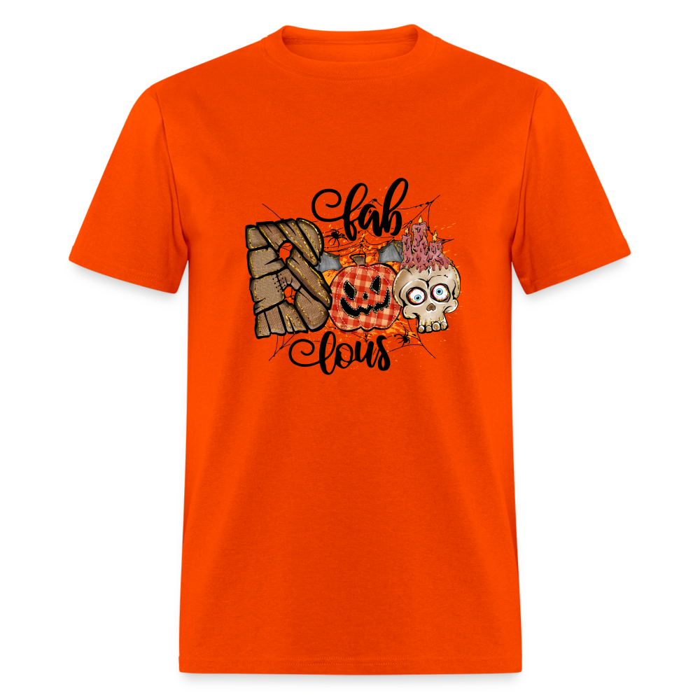 Fabboolous, Halloween Unisex Graphic Shirt, Funny Halloween Gift T-Shirt - orange